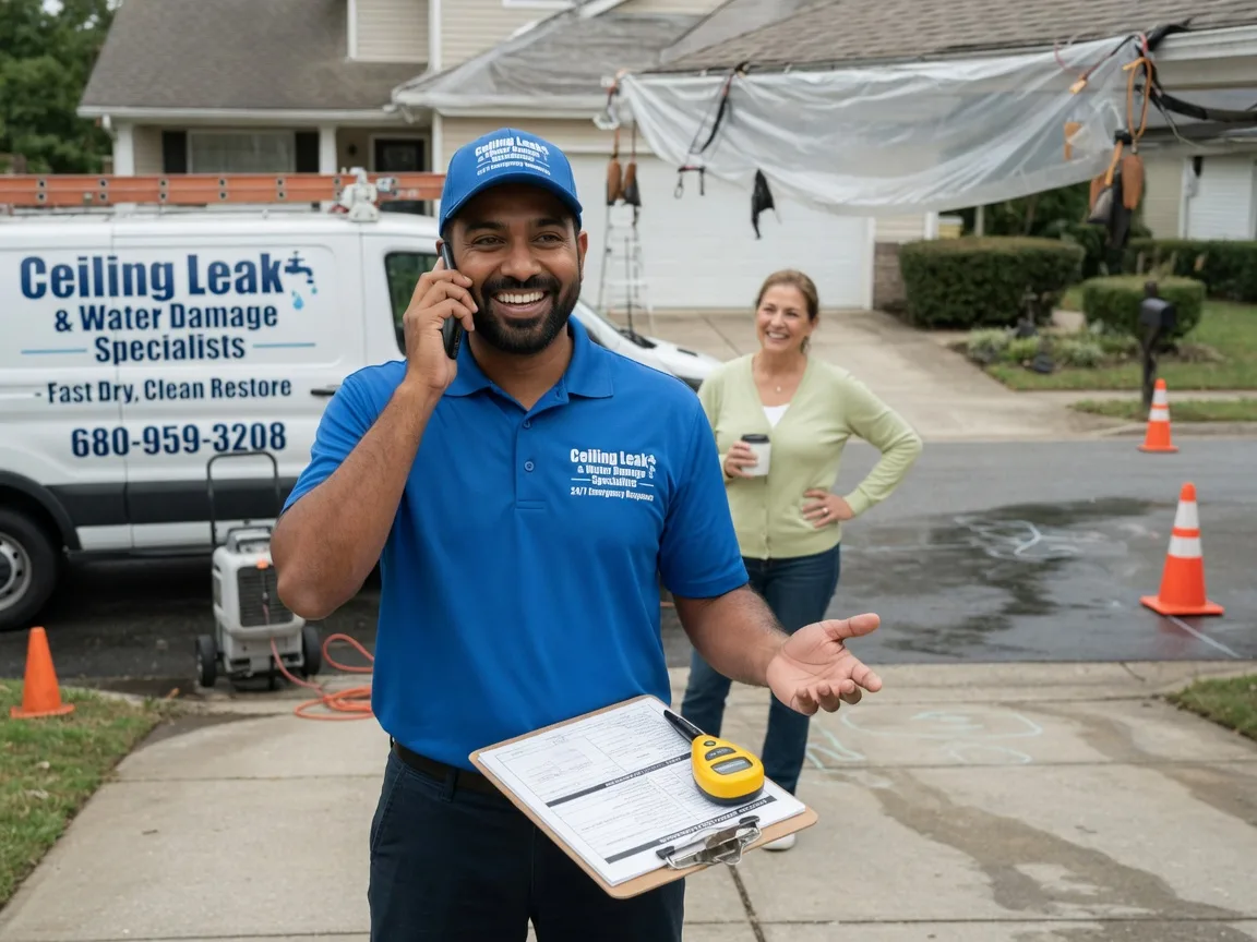 Ceiling Leak Cleanup Norway, ME FAQs